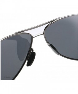 Aviator Men's Polarized Driving Aviator Sunglasses For Men Unbreakable Frame UV400 - Tea/Tea - CE1863CTXDW $20.60