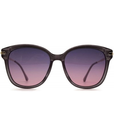 Butterfly p625 Butterfly Style Polarized - for Womens 100% UV PROTECTION - Grey-purpledegrade - CP192TEO4EZ $26.80