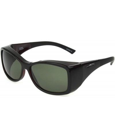 Butterfly Haven-Balboa Polarized Butterfly Fits Over Sunglasses - Wine - 62 mm - C111EAZLV5P $28.02