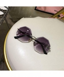 Oversized Round Sunglasses Women Oversized Eyewear 2018 Gradient Brown Pink RimlSun Glasses Gift Uv400 - C03 - CN197A34K9C $2...