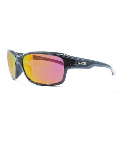 Sport Ledge Golf Sport Riding Sunglasses - Black Gloss - C418RZ0O6IO $20.70