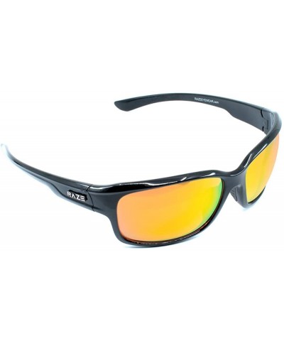 Sport Ledge Golf Sport Riding Sunglasses - Black Gloss - C418RZ0O6IO $20.70