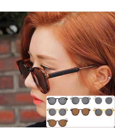 Goggle Sun Glasses Retro Oversize Sunglasses Glasses Vintage Round Outdoor Eyewear for Women and Men Fashion New-1 - CP199HWD...