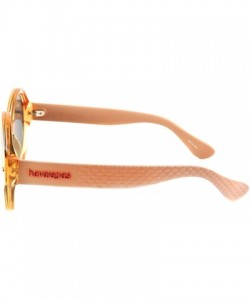 Round Women's Floripa Round Sunglasses - Salmon - C818CK2U5MS $70.61
