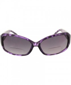 Round Bifocal Sunglasses Rectangle Fashion Glasses - Purple Tortoise - C717AA7G23L $19.77