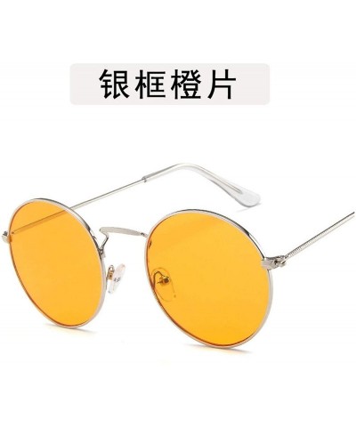 Rimless Round Sunglasses Summer Women Small Glasses Lady Luxury Mirror Retro Metal Sun Vintage Tiny Female - 5 - C1198ZXX8GG ...