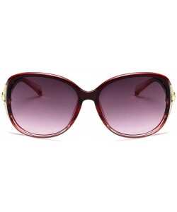 Sport 1 Pair Unisex UV400 Sunglasses Eyewear Fashion Sunglasses for Men Women - Wine Red - CG18TL2Y5XG $17.44