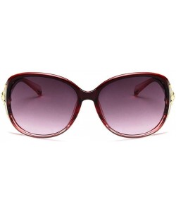 Sport 1 Pair Unisex UV400 Sunglasses Eyewear Fashion Sunglasses for Men Women - Wine Red - CG18TL2Y5XG $17.44