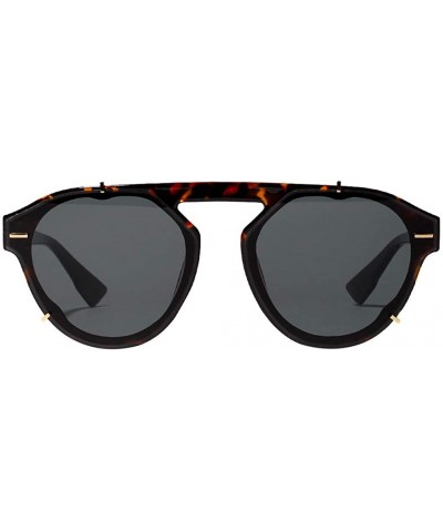 Oversized Polarized Sunglasses Vintage Oversized - D - CP1947UTZY5 $18.87
