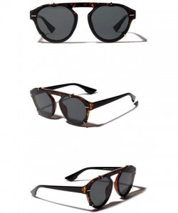 Oversized Polarized Sunglasses Vintage Oversized - D - CP1947UTZY5 $8.82