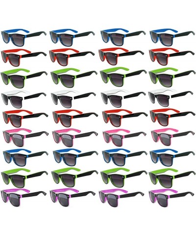 Wayfarer Wholesale Sunglasses Assorted Sunglasses Bulk Sunglasses - C812GCBM7WV $54.96