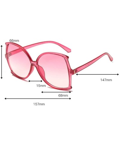 Butterfly Women Polarized Vintage Sunglasses - Oversize Sunglasses For Golf Driving Fishing Outdoor Activity Eyewear - F - C5...