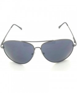 Oversized Premium Classic Aviator sunglasses for Men Women 100% UV Protection - Black - CX18U3H2THD $9.71