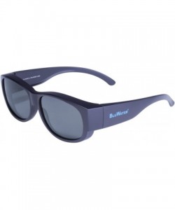 Sport Polarized Overboard Fit Overs Sunglasses - Matte Black Frame - CQ11WUIKAHT $10.63