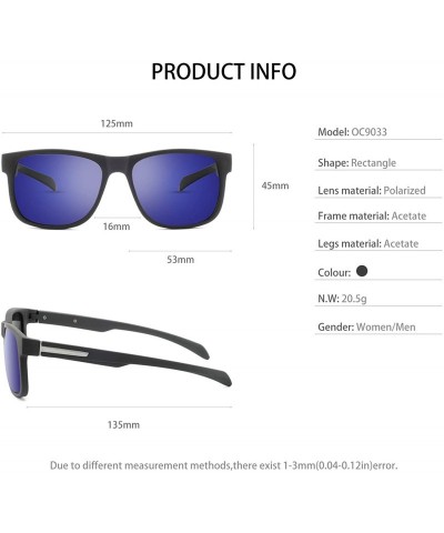Aviator Sunglasses Rectangular Unbreakable - Grey/Ice Blue - CV18HEIE0TC $20.13