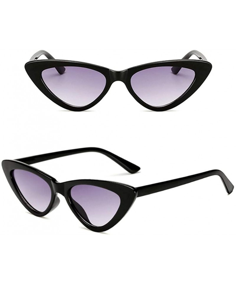 Round sunglasses for women Vintage Round Eyewear Gradient Retro Sun Glasses - 2 - CR18WYRWXQK $24.83