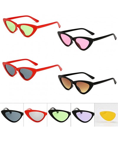 Round sunglasses for women Vintage Round Eyewear Gradient Retro Sun Glasses - 2 - CR18WYRWXQK $24.83