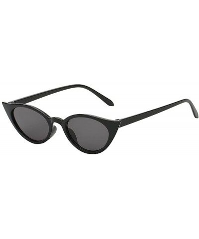 Oval Sunglasses Vintage Rapper Glasses Eyewear - E - C018QOD8D0N $18.38