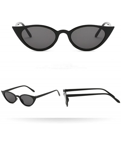 Oval Sunglasses Vintage Rapper Glasses Eyewear - E - C018QOD8D0N $11.21