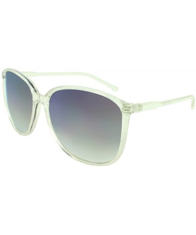 Shield Stylist Shield Fashion Sunglasses - Clear - CQ11G3L6G9L $7.54