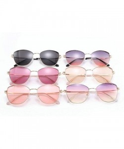 Goggle Ultra light Fashion Lady Full Frame Cat glasses Brand Designer Mens trend Sunglasses - Champagne - CX18WXWGZIZ $10.41