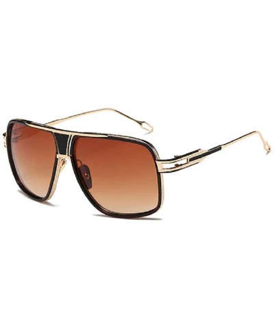 Square Couple Luxury Driving Sunglasses Glasses - CZ197MLN5RK $29.92