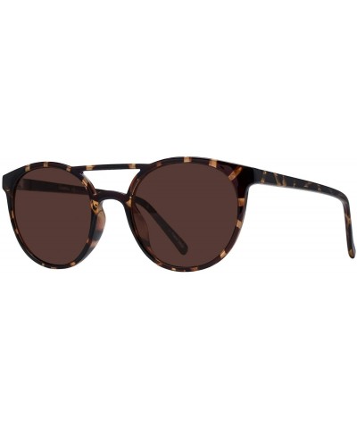 Round Ashton Sunglasses - Tortoise/Brown - CF18XHWYSEM $40.68
