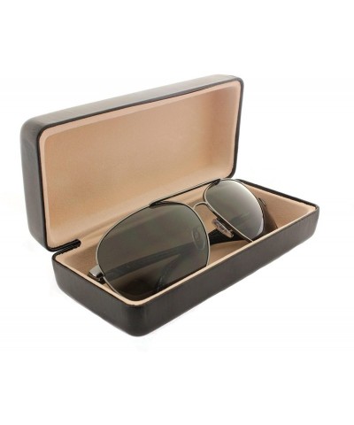 Aviator Aviator Polarized Bifocal Sunglasses Sun Readers Bi Focal Reading Glasses - Gunmetal Black - C5182W5MAM5 $42.84