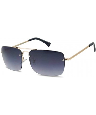 Oval Gradient Readers Strength Sunglasses Gunmetal - Gold Frame - Black Gradient - CE18U36XOG5 $15.76