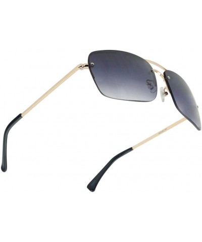 Oval Gradient Readers Strength Sunglasses Gunmetal - Gold Frame - Black Gradient - CE18U36XOG5 $15.76