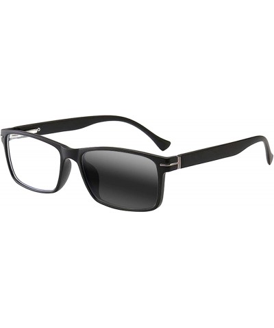 Rectangular Mens Rectangular Progressive Multifocal Photochromic Rectangle Nerd Geek Reading Glasses - Black - CS18T22CRWK $1...