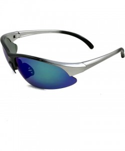 Rimless Polarized Revo Sunglasses with Anti-Glare Lens - Super Lightweight - Silver - CV18EXKRHZ4 $15.42