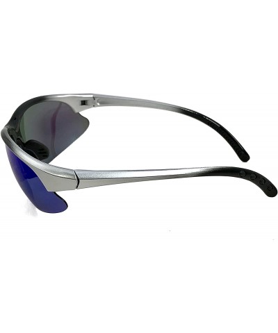 Rimless Polarized Revo Sunglasses with Anti-Glare Lens - Super Lightweight - Silver - CV18EXKRHZ4 $15.42