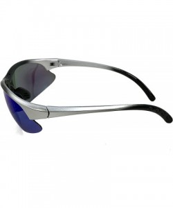 Rimless Polarized Revo Sunglasses with Anti-Glare Lens - Super Lightweight - Silver - CV18EXKRHZ4 $15.42