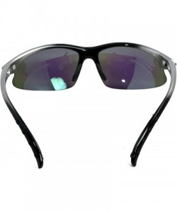 Rimless Polarized Revo Sunglasses with Anti-Glare Lens - Super Lightweight - Silver - CV18EXKRHZ4 $15.42