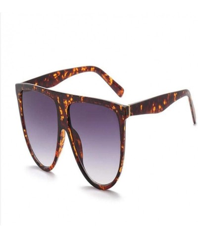 Square Sunglasses Woman Vintage Retro Flat top Thin Shadow Sun Glasses Square Pilot Luxury Designer Large Black Shades - CS18...