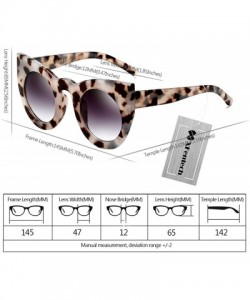Oval Fashion Retro Party Cat Eye Style Women's Oversized Sunglasses Eyewear With Chain - Style a 6 - CT18ERKELSE $12.29