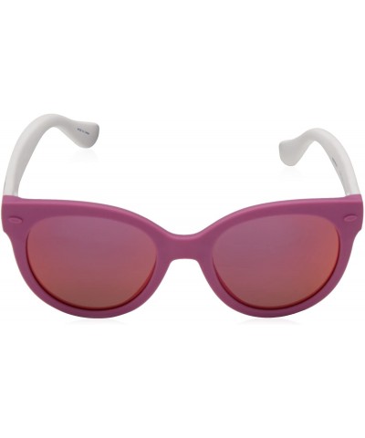 Oval Women's Noronha Round Sunglasses - Lilacwhte - CK185U2TDWI $31.56