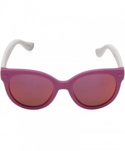 Oval Women's Noronha Round Sunglasses - Lilacwhte - CK185U2TDWI $31.56