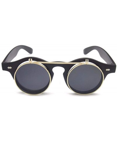 Aviator Circular sunglasses Reflecting circular sunglasses Punk Sunglasses - A - CX18QQGE860 $63.37