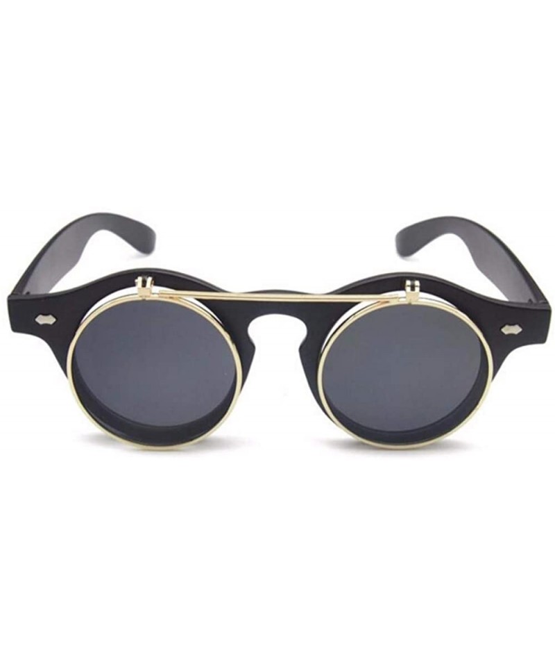 Aviator Circular sunglasses Reflecting circular sunglasses Punk Sunglasses - A - CX18QQGE860 $28.17