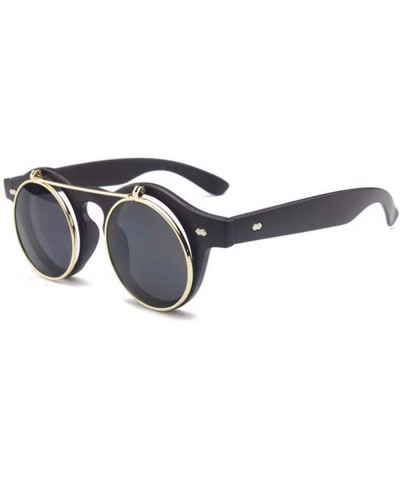 Aviator Circular sunglasses Reflecting circular sunglasses Punk Sunglasses - A - CX18QQGE860 $28.17