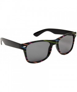 Goggle Sunglasses Black (Fancies By Sojayo the Stripe Collection) - C918C2KEUSW $20.30