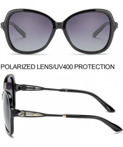 Sport Vintage Oversized Sunglasses for Women with 100% UV Protection - Fashion Polarized Sun Glasses - Vintage Eyewear - CQ18...