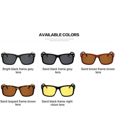 Sport Men Polarized Glasses Car Driver Night Vision Goggles Anti-glare Polarizer Sunglasses Driving Sun - CC197ZASGWZ $14.97
