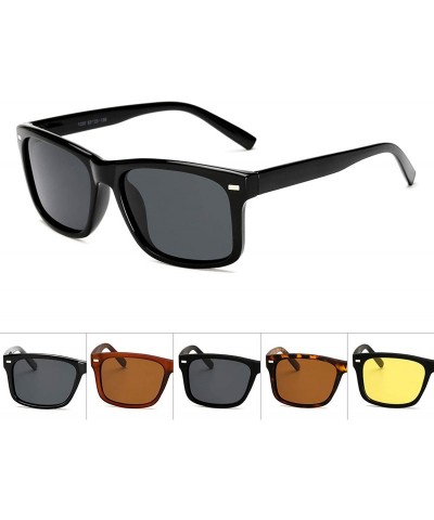 Sport Men Polarized Glasses Car Driver Night Vision Goggles Anti-glare Polarizer Sunglasses Driving Sun - CC197ZASGWZ $14.97