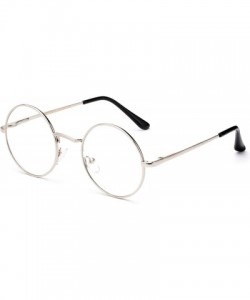 Round John Lennon Glasses Hippy 60's Vintage Retro Round Sunglasses & Clear Lens - 3 Pack - Mixed Lenses - C8184AYRY4H $23.50