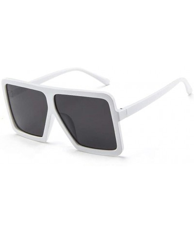 Square Square Oversized Sunglasses Classic Fashion Style 100% UV Protection for Women Men - CC1943EQ934 $18.84
