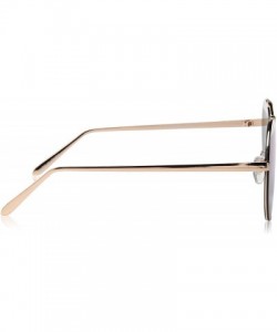 Rectangular Women's Spacey Rectangular Sunglasses - Rose Gold/Pink Mirror - CD17YZ9G78G $12.79