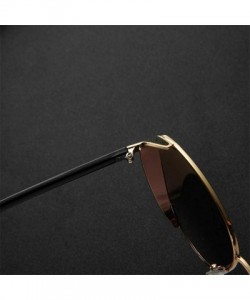 Round Polarized Sunglasses Women Men Retro Brand Sun Glasses - Gray - CU18UISU3HA $12.62